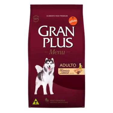 Imagem de Ração Gran Plus Cães Menu Adultos Frango E Arroz - 15kg - GRANPLUS