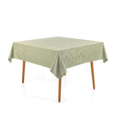 Imagem de Toalha de Mesa Quadrada Karsten 8 Lugares Celebra Veríssimo Alecrim