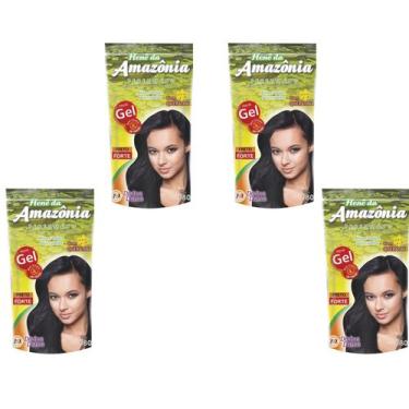 Imagem de Hene em gel amazonia 180gr pouch preto forte (preto azulado) - DIVINA 