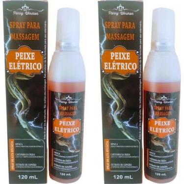 Imagem de Kit 2 Spray Para Massageam Peixe Elétrico Arnica Castanha da Índia e C