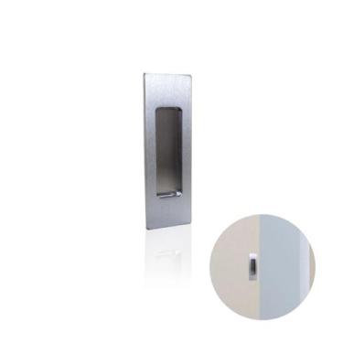 Imagem de Puxador Concha Para Portas E Janelas Embutir 150mm Inox - Uniao Mundia