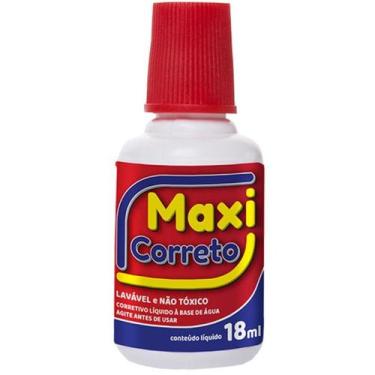 Imagem de Corretivo Líquido Água 18ml Maxi Correto - Frama