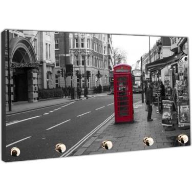 Imagem de Porta Chaves Cidade Londres Inglaterra Cabine Telefônica Organizador C