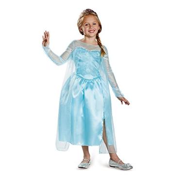 Imagem de Disney's Frozen Elsa Snow Queen Gown Classic Girls Costume, X-Small/3T-4T