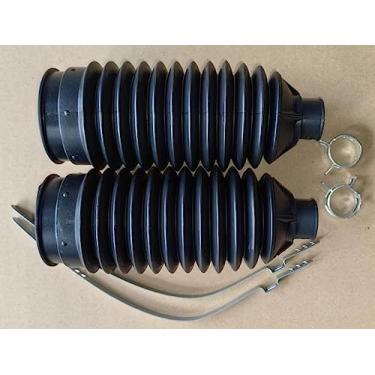 Imagem de Kit de reposição para botas de direção esquerda e direita para Kawasaki MULE PRO-FXT FX DX DXT UTV 2015 2017 2018 2019 2020-2023 Kawasaki MULE PRO-FXT FX DX DXT UTV e laterais do motorista e passageiro do pinhão