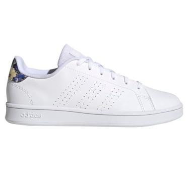Imagem de adidas Tênis feminino Advantage, Floral branco, 36