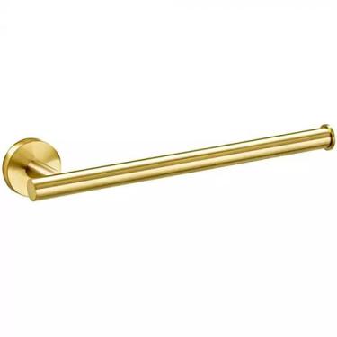 Imagem de Porta Toalha de Rosto Inox Tarsila Dourado - Bela Metais, Dourado
