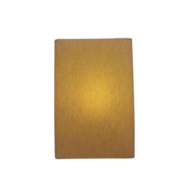 Imagem de Arandela Retangular Retro Md-2029 Cúpula em Tecido 18x10x30cm Palha - 