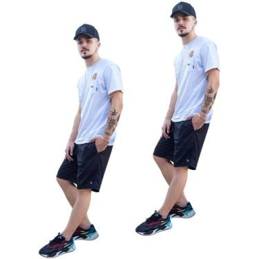 Imagem de Kit 2 Bermudas Masc Adulto Dry Fit Furadinho Verão  Ref 102 - KSFRENTS