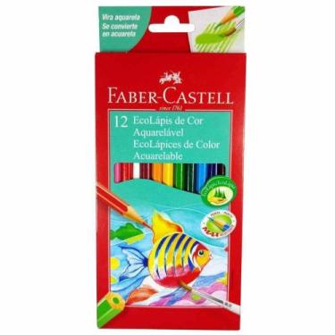 Imagem de Lápis De Cor Aquarela 12 Cores Faber Castell - Faber-Castell