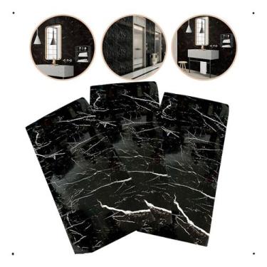 Imagem de kit 10 placa Adesivo De Parede Mármore Revestimento 30x60cm - giftutil