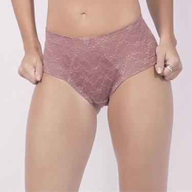 Imagem de Calça Alta Duloren 114807 Laterais Sem Costura - Rosê, Rose passé, G