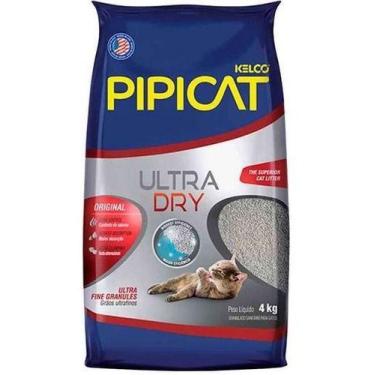 Imagem de Areia Sanitária Pipicat Kelco Ultradry Grãos Ultrafinos 4kg