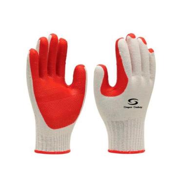 Imagem de Luva Com Banho Látex Rubber Vermelha Tamanho 10 CA 34370 Super Safety