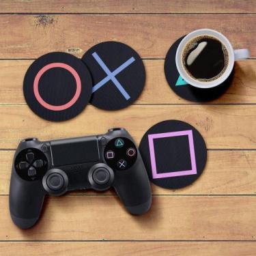 Imagem de Kit Jogo de Porta Copos Botões de Controle PS 4 - YAAY