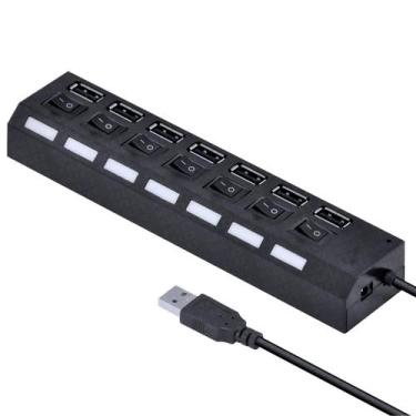 Imagem de Hub Usb 2.0 7 Portas Chaveadas - GENZO
