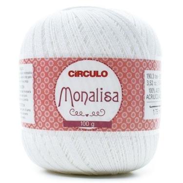 Imagem de Linha Monalisa 100g - CÍRCULO, 8001 BRANCO