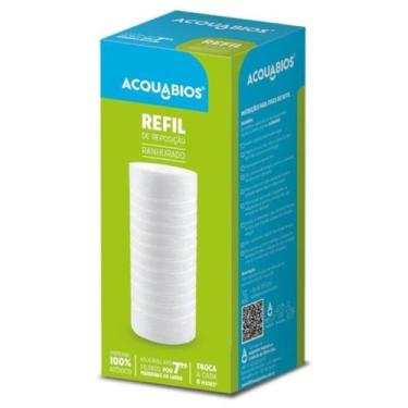 Imagem de Refil ranhurado Maqlav 7" 1001-0002 Acquabios Pode ser utilizado em ou