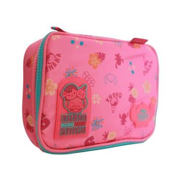 Imagem de Estojo Box Tsum Tsum Stitch Escolar Juvenil Disney 100 Pens, Rosa