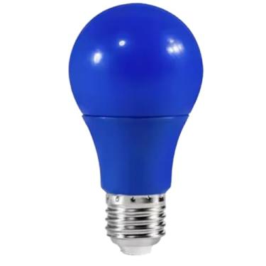 Imagem de Lâmpada LED Bulbo A60 7W Colorida Decorativa E27 Bivolt (Azul)