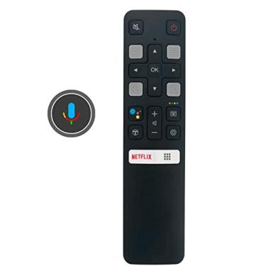 Imagem de PERFASCIN Controle remoto de voz ARC802V para TCL TV 50P8S 55P8S 65P8S 49S6800FS 49S6800 49S6510FS 50P8 55P8 55EP680 65P8 32S6500 32S6500S 40S65 00 40S6500FS 43S6500 43S6500FS 49S6500