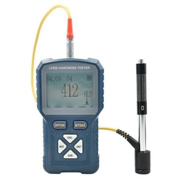 Imagem de Kit de Testador de Dureza Digital, Testador de Durômetro de Metais de Alta Precisão HL HB HRB HRC HRA HV HS Medidor de Dureza de Metal Ferramenta Digital de Teste de Dureza (ABS 2)