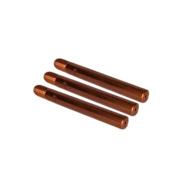 Imagem de Kit 3 Bico de Contato Longo Solda Mig Mag 1,6mm x 73mm Rosca M8