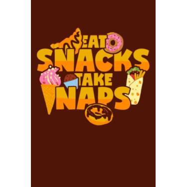 Imagem de Snacks und Nickerchen: Notizbuch (120 Seiten, 15x23cm, gepunktet) Dotted Bullet Grid Tagebuch Journal