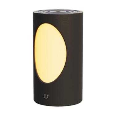 Imagem de IEUDNS Umidificador Pessoal Umidificador de Névoa Mudo USB 600ml Decoração Mini Umidificador Umidificador de Carro para Sala de Estar Escritório Quarto de, Preto