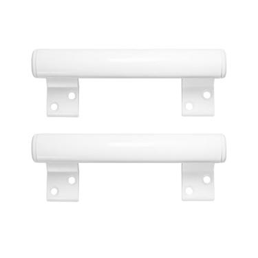 Imagem de Puxador de Porta de Correr, Kit com 2 Unidades (Branco)