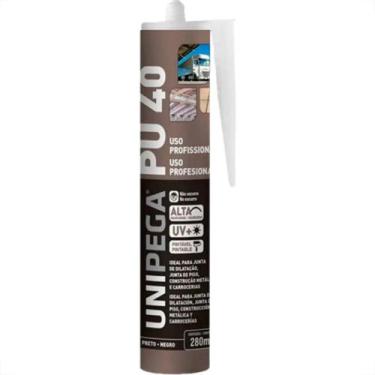 Imagem de Selante Pu40 Unipega Preto.280Ml, Preto