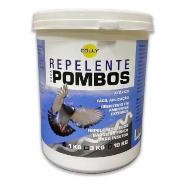 Imagem de Gel Repelente Para Pombos Morcegos Insetos 1kg - Colly