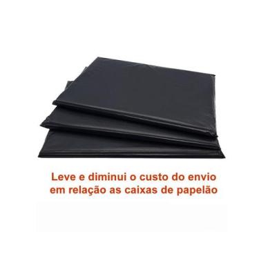 Imagem de Saco Plástico Para Envio Correios 50X40 Kit 500 Cinza/Eco - Super Emba