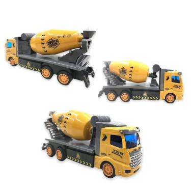 Imagem de Brinquedo Caminhão Controle Remoto Semfio Betoneira 7Funções