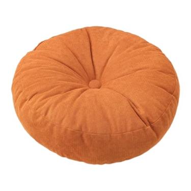 Imagem de Ｂｅｓｇａ Almofada de ioga travesseiro de meditação portátil travesseiro redondo de piso para o quarto home sofá cadeira de cama carro, Laranja
