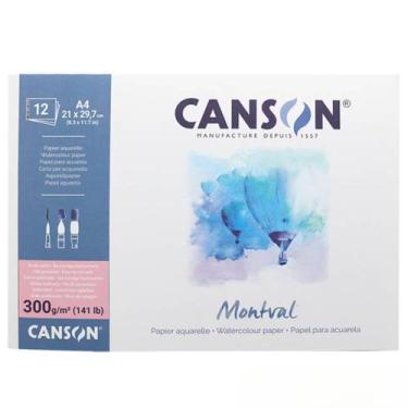 Imagem de Bloco Montval Canson Aquarela A4 C/12 Folhas 300 G/m²
