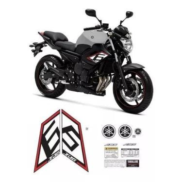 Imagem de Adesivos Yamaha Xj6 2015 Faixa Lateral  Emblemas M930 - Resitank