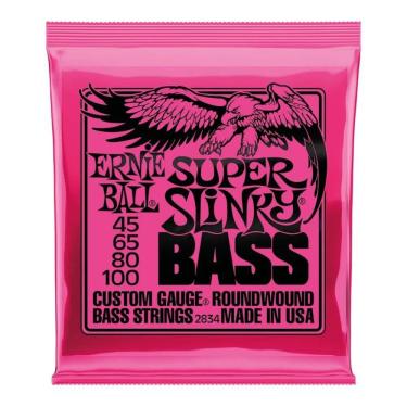 Imagem de Encordoamento Baixo 4 Cordas 045 Ernie Ball Super Slink Níquel