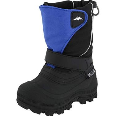 Imagem de Bota Tundra Quebec (Bebê/Criança pequena/Criança grande), Black/Royal, 5 Toddler