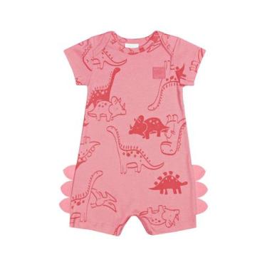 Imagem de Macaquinho Unissex em Ribana para Bebê  Quimby, Roxo, 3