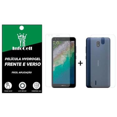 Imagem de Película Gel Hydrogel HD Frente E Verso Nokia C01 Plus Anti Impacto - 