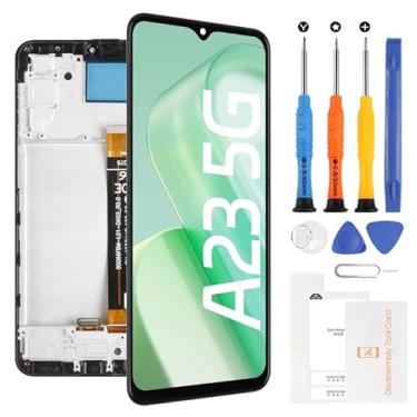 Imagem de Substituição de tela para Samsung Galaxy A23 5G SM-A236E, SM-A236U, SM-A236U1, SM-A236B Display LCD Touch Digitizer Assembly com moldura (não para A235 / A236V)