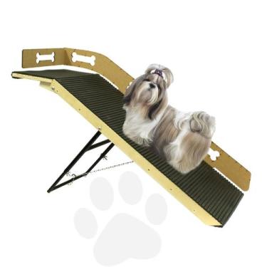 Imagem de Rampa Para Cão Moradog Plus Osso Com Patamar - Morapet