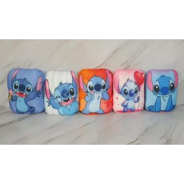 Imagem de Kit Com 5 Almofadinhas Fofinhas Stitch Anti-Alérgico Ideal Menino/Meni
