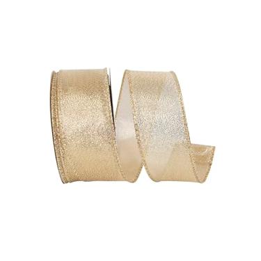 Imagem de Reliant Ribbon Fita de borda com fio Metallic Glimmer Value, ouro