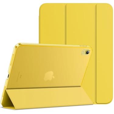Imagem de JETech Capa para iPad (A16) 11ª/10ª Geração (2025/2022), Case Rígida de Suporte Fino com Despertar/Sono Automático (Amarelo)