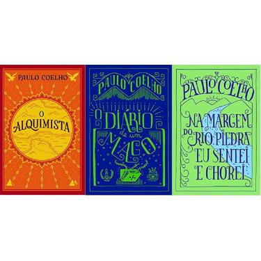 Imagem de Kit 3 livros paulo coelho alquimista + diario de um mago + Na margem do Rio Piedra eu sentei e chorei