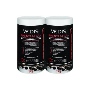 Imagem de Kit C2 Creme Redutor de Medidas Pimenta Negra - Vedis