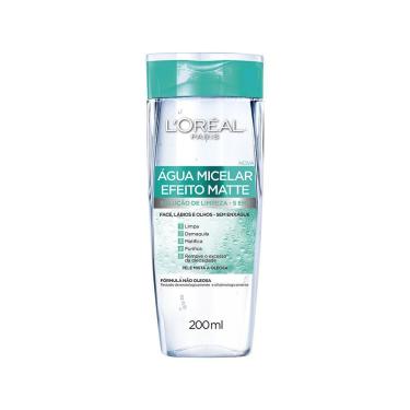 Imagem de Água Micelar Efeito Matte L'Oréal Paris Solução de Limpeza Facial - 200ml