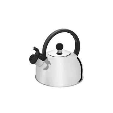 Imagem de Chaleira Em Aço Inox Com Apito Fixo 1,75L Inox - Hercules